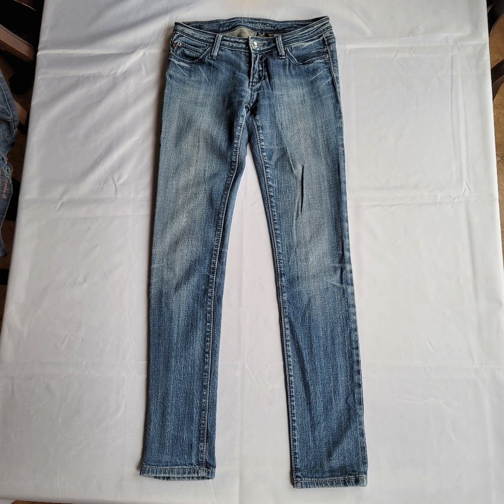 Rivet de Cru Super Low-Rise Skinny Jeans - size 27